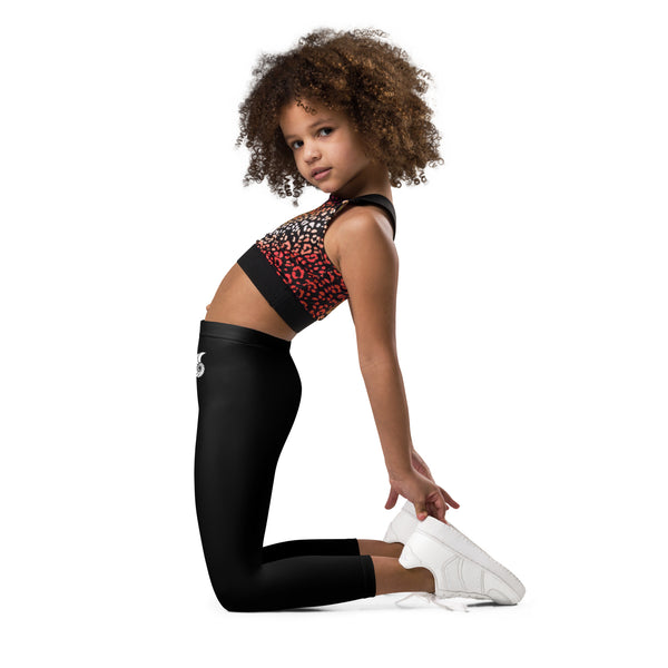 gauche gym - Legging Pour Enfant Turtle Kids 2-7 Noir - Couleurs Lagon