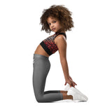 yoga gauche - Legging Pour Enfant Turtle Kids 2-7 Gris - Couleurs Lagon