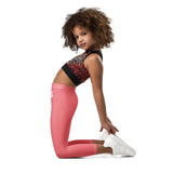 gym ga - Legging Pour Enfant Turtle Kids 2-7 Rose - Couleurs Lagon
