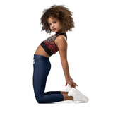 ga gym - Legging Pour Enfant Turtle Kids 2-7 Bleu Marine - Couleurs Lagon