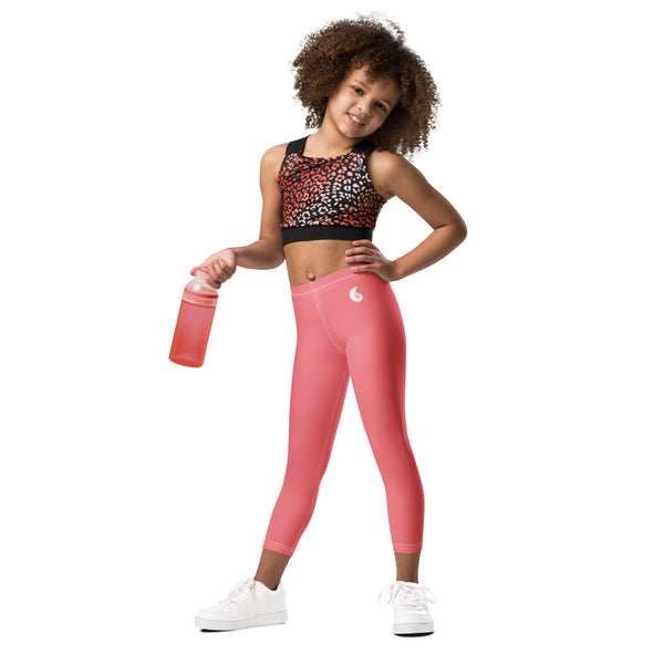 gym av  - Legging Pour Enfant Turtle Kids 2-7 Rose - Couleurs Lagon