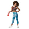 av gym - Legging Pour Enfant Turtle Kids 2-7 Bleu Corail - Couleurs Lagon