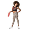gym avant - Legging Pour Enfant Turtle Kids 2-7 Leopard - Couleurs Lagon