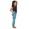 droite - Legging Pour Enfant Turtle Kids 2-7 Bleu Corail - Couleurs Lagon