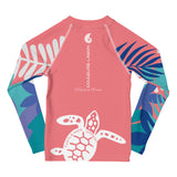 dos a plat - Lycra Manche Longue UPF50 Enfant 2-7 Rose - Couleurs Lagon