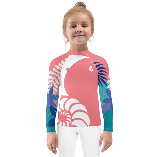 avant - Lycra Manche Longue UPF50 Enfant 2-7 Rose - Couleurs Lagon