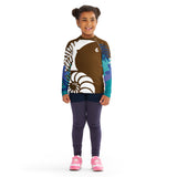 avant fond blanc - Lycra Manche Longue UPF50 Enfant 2-7 Chocolat - Couleurs Lagon