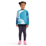 avant ecole - Lycra Manche Longue UPF50 Enfant 2-7 Bleu Ciel - Couleurs Lagon