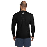 dos - Lycra Compression Homme UV50+ All Black - Couleurs Lagon