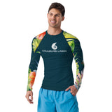 Couleurs Lagon - Lycra Rashguard Homme UV50+ SAPIN FLORALE HIBISCUS II