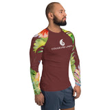 Couleurs Lagon - Lycra Rashguard Homme UV50+ TERRE FLORALE HIBISCUS II