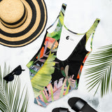 Maillot de Bain 1 Pièce Couleurs Lagon NOIR LIBELLULE