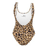 dos 3d - Maillot de Bain 1 Pièce Leopard Couleurs Lagon