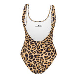 dos 3d - Maillot de Bain 1 Pièce Leopard Couleurs Lagon
