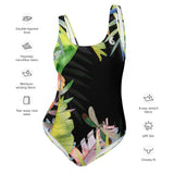 Maillot de Bain 1 Pièce Couleurs Lagon NOIR LIBELLULE