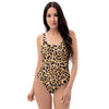 avant - Maillot de Bain 1 Pièce Leopard Couleurs Lagon