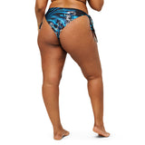 dos grande taille - Bas de Bikini String Doublé Banane Recyclé UPF50+ Bénitier Bleu 3 - Couleurs Lagon