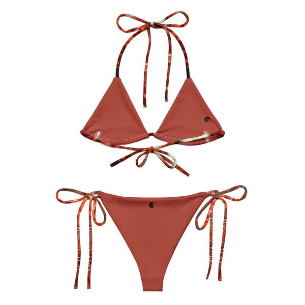 Couleurs Lagon - Sexy Bikini Push-Up String Entièrement Doublé Recyclé UPF50+ GORGONES CARMIN