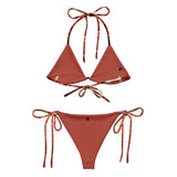 Couleurs Lagon - Sexy Bikini Push-Up String Entièrement Doublé Recyclé UPF50+ GORGONES CARMIN