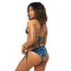 Couleurs Lagon - Sexy Bikini Push-Up String Entièrement Doublé Recyclé UPF50+ BENITIER PASSION BANANE