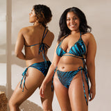 Couleurs Lagon - Sexy Bikini Push-Up String Entièrement Doublé Recyclé UPF50+ BENITIER PASSION