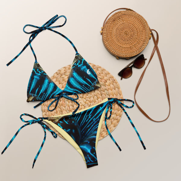 Couleurs Lagon - Sexy Bikini Push-Up String Entièrement Doublé Recyclé UPF50+ BENITIER PASSION