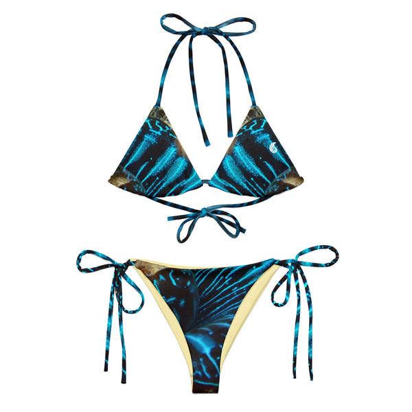 Couleurs Lagon - Sexy Bikini Push-Up String Entièrement Doublé Recyclé UPF50+ BENITIER PASSION