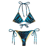 Couleurs Lagon - Sexy Bikini Push-Up String Entièrement Doublé Recyclé UPF50+ BENITIER PASSION