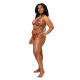 Couleurs Lagon - Sexy Bikini Push-Up String Entièrement Doublé Recyclé UPF50+ GORGONES CARMIN