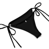Couleurs Lagon - Sexy Bikini Push-Up String Entièrement Doublé Recyclé UPF50+ NOIR