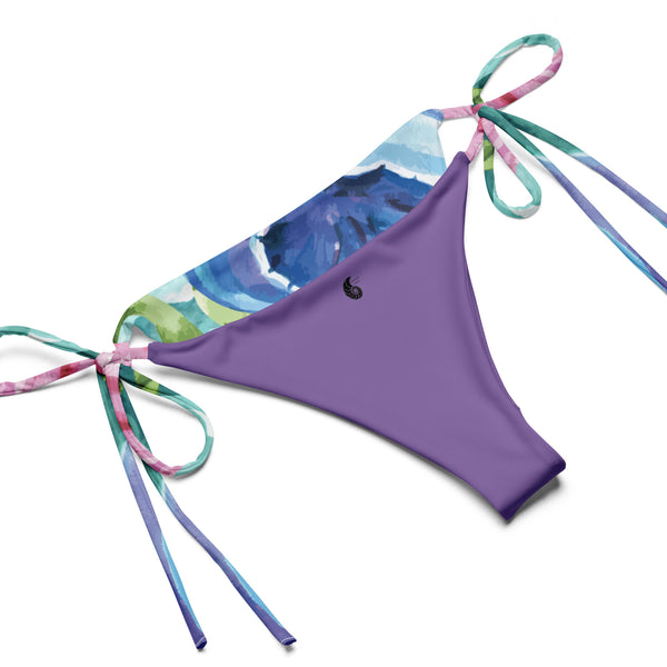 Couleurs Lagon - Sexy Bikini Push-Up String Entièrement Doublé Recyclé UPF50+ MEDUSES LAVENDER