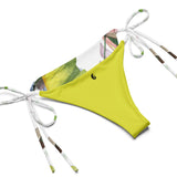Couleurs Lagon - Sexy Bikini Push-Up String Entièrement Doublé Recyclé UPF50+ FLORAL HIBISCUS CITRUS