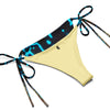 Couleurs Lagon - Sexy Bikini Push-Up String Entièrement Doublé Recyclé UPF50+ BENITIER PASSION BANANE