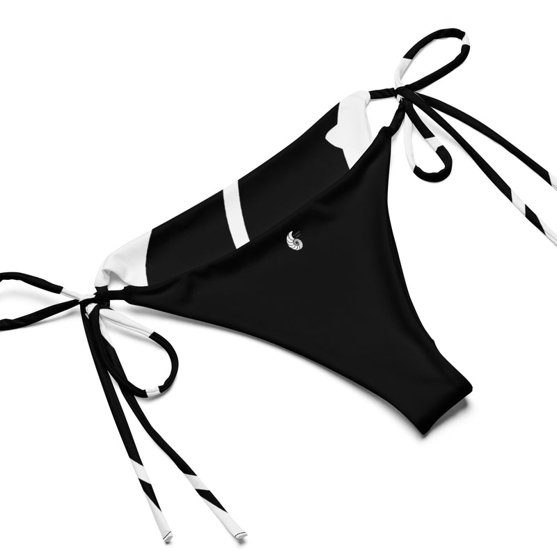 Couleurs Lagon - Sexy Bikini Push-Up String Entièrement Doublé Recyclé UPF50+ NAUTILE NOIR