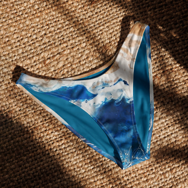 av - Océanic – Bas de maillot de bain échancré recyclé UPF 50+ Couleurs Lagon