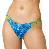 avant - Island Vibes – Bas de maillot de bain échancré recyclé UPF 50+ Couleurs Lagon