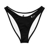 avant a plat - Noir - Bas de maillot de bain échancré recyclé UPF 50+ Couleurs Lagon