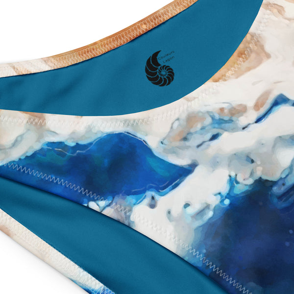 details - Océanic – Bas de maillot de bain échancré recyclé UPF 50+ Couleurs Lagon