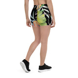 Couleurs Lagon - Short de Bain AllSportAqua NOIR FLORAL HIBISCUS LIBELLULE