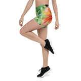 Couleurs Lagon - Short de Bain AllSportAqua NOIR FLORAL HIBISCUS