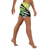 Couleurs Lagon - Shorts Femme AllSportAqua PF1.2 NOIR FLORAL HIBISCUS COLEOPTERES