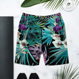 Short yoga UPF50+ libellule noir poche ceinture — dos Couleurs Lagon