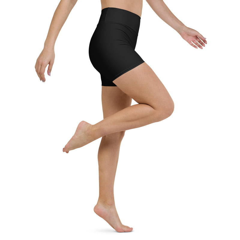 Couleurs Lagon - Yoga Surf Shorts de Bain Taille Haute NOIR - 1 poche ceinture - marche droite 2