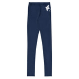 dos a plat - Legging Pour Ado Manta Youth 8-20 Bleu Marine - Couleurs Lagon