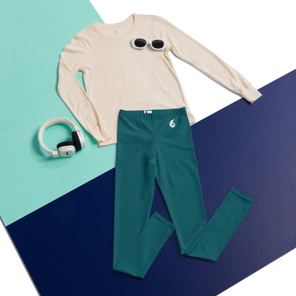 a plat - Legging Pour Ado Manta Youth 8-20 Sapin - Couleurs Lagon