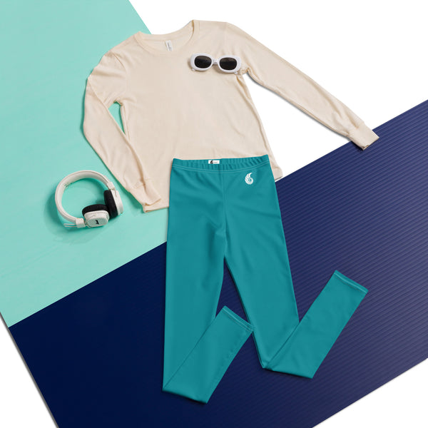 a plat - Legging Pour Ado Manta Youth 8-20 Bleu Lagon - Couleurs Lagon