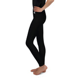 gauche - Legging Pour Ado Manta Youth 8-20 Noir - Couleurs Lagon
