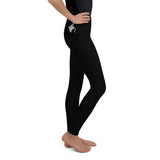 droite - Legging Pour Ado Manta Youth 8-20 Noir - Couleurs Lagon