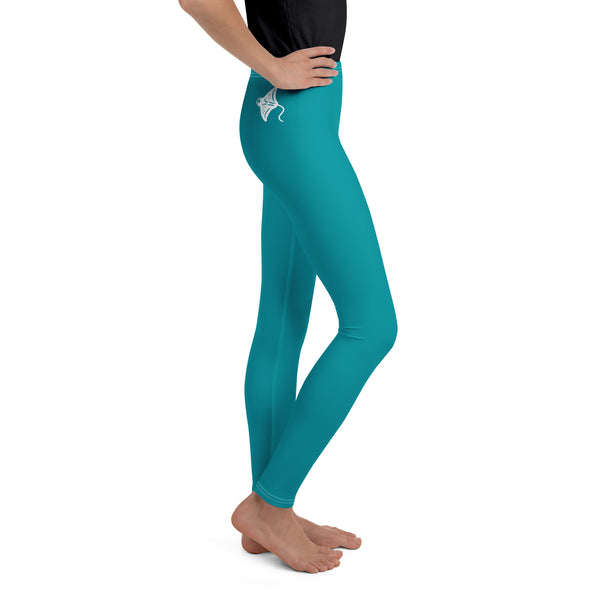 droite - Legging Pour Ado Manta Youth 8-20 Bleu Lagon - Couleurs Lagon
