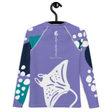 dos sur cintre - Lycra Manche Longue UPF50 Ado 8-20 Lavande - Couleurs Lagon